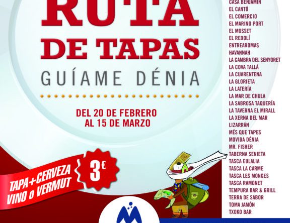 Cartel  Ruta tapas