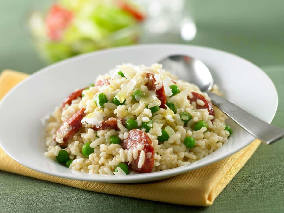 FOOD AND DRINK CHECK OUT CHORIZO IN A RISOTTO