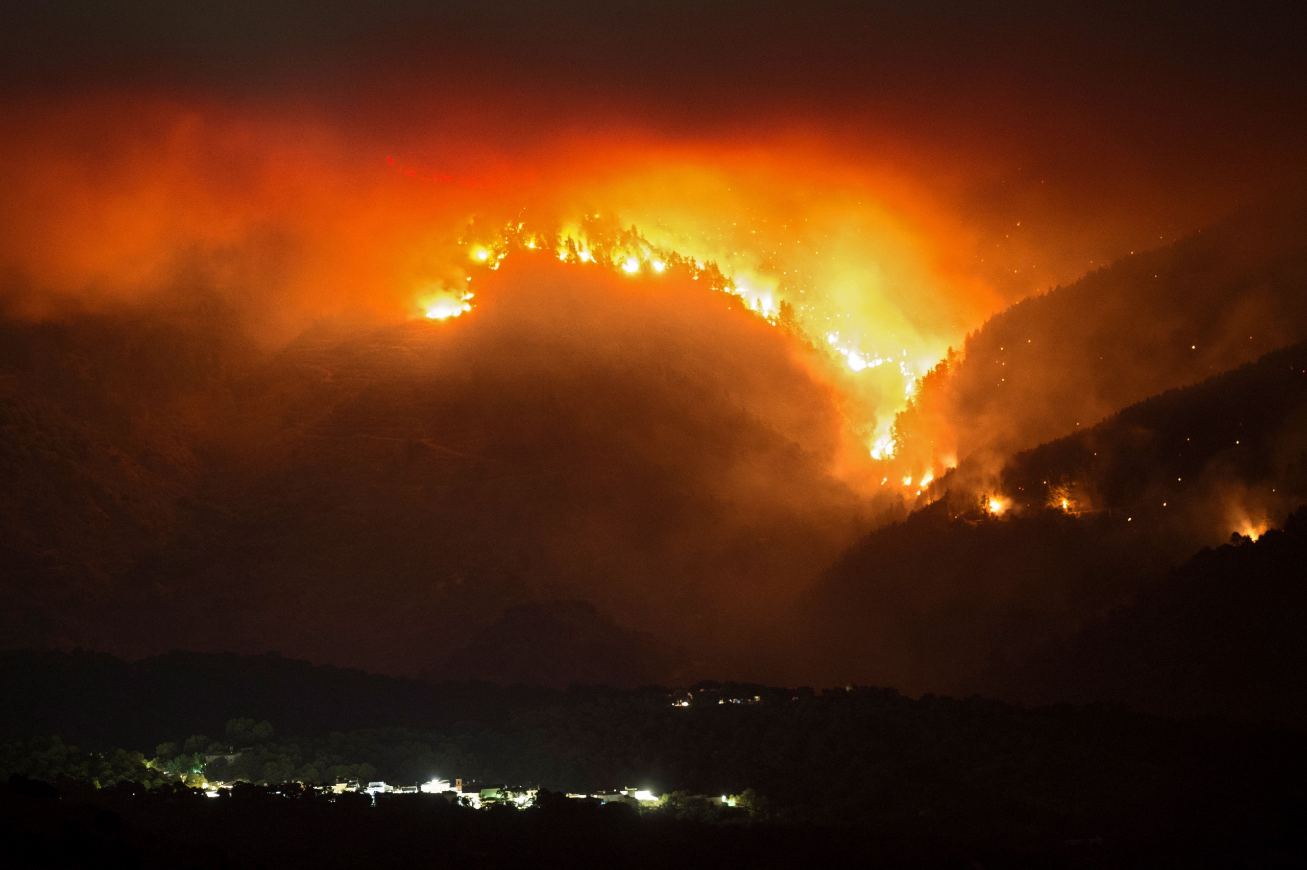 Topshot Spain Wildfire